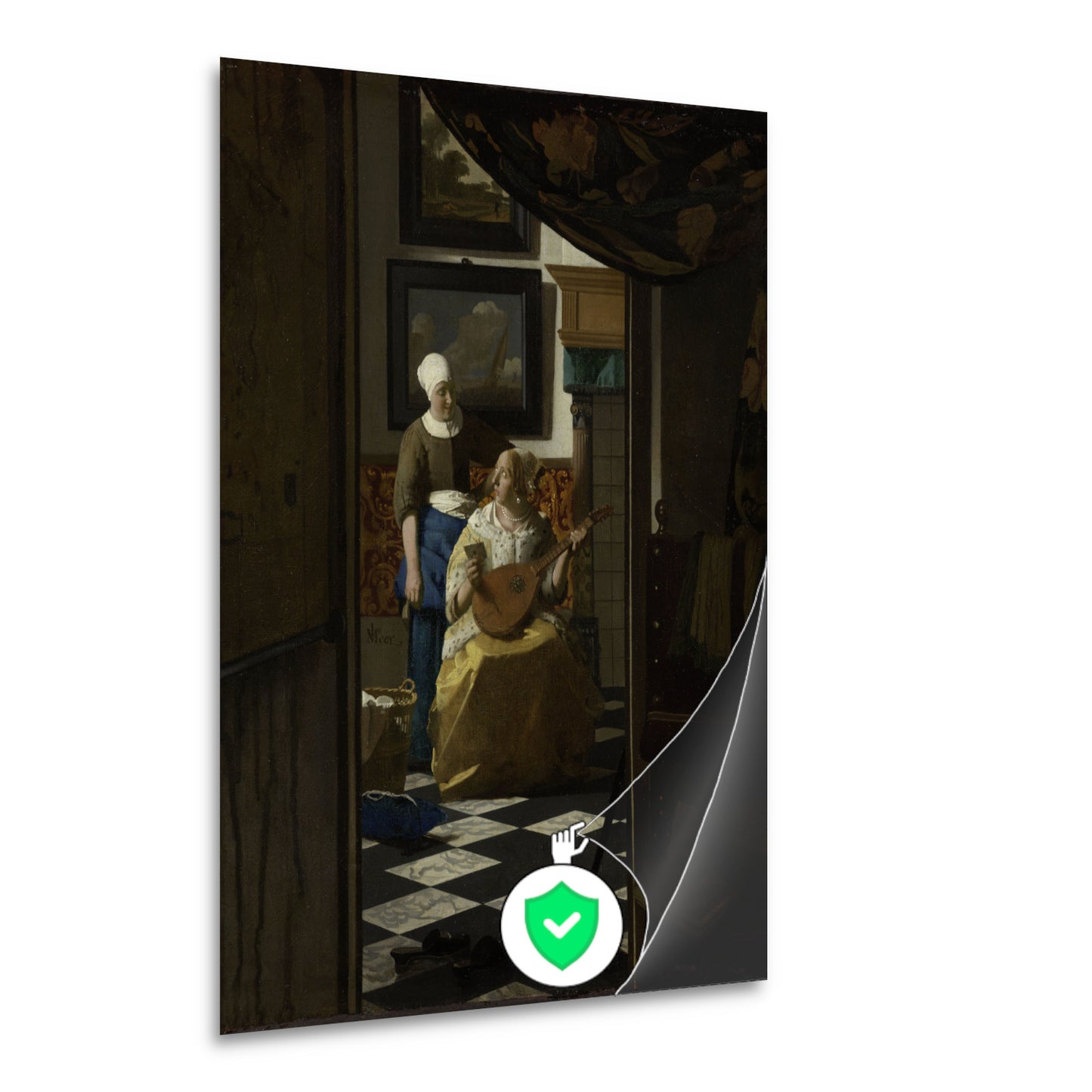 De liefdesbrief - Johannes Vermeer poster