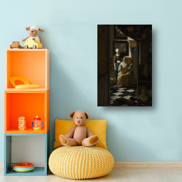 De liefdesbrief - Johannes Vermeer canvas