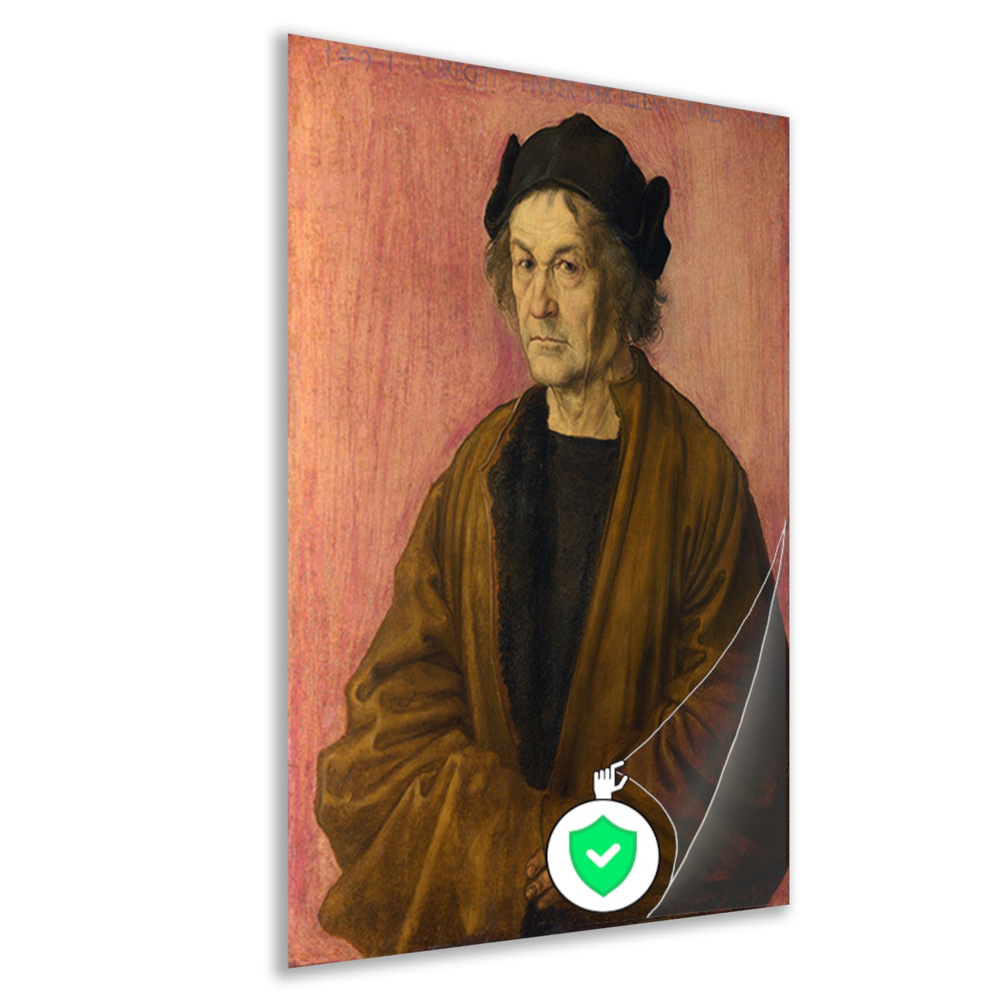 Zelfportret op 28-jarige leeftijd - Rembrandt van Rijn poster