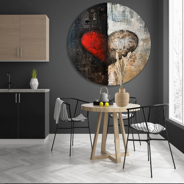 Abstract van een gebroken hart forex muurcirkel