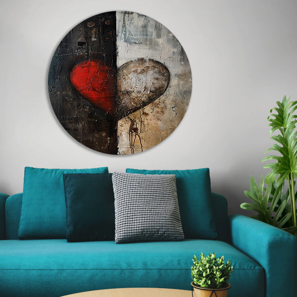 Abstract van een gebroken hart forex muurcirkel