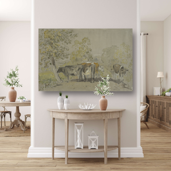 Landschap met vee - Anton Mauve poster