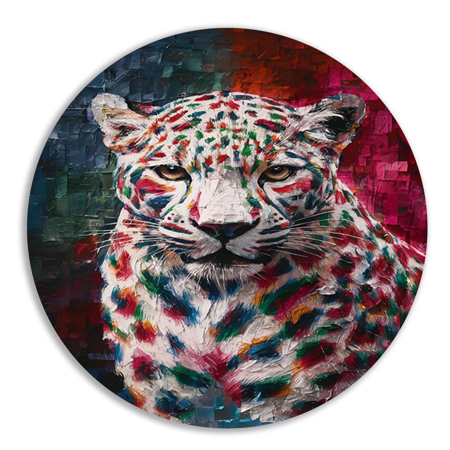 De Essentie van Kleur en Emotie aluminium muurcirkel