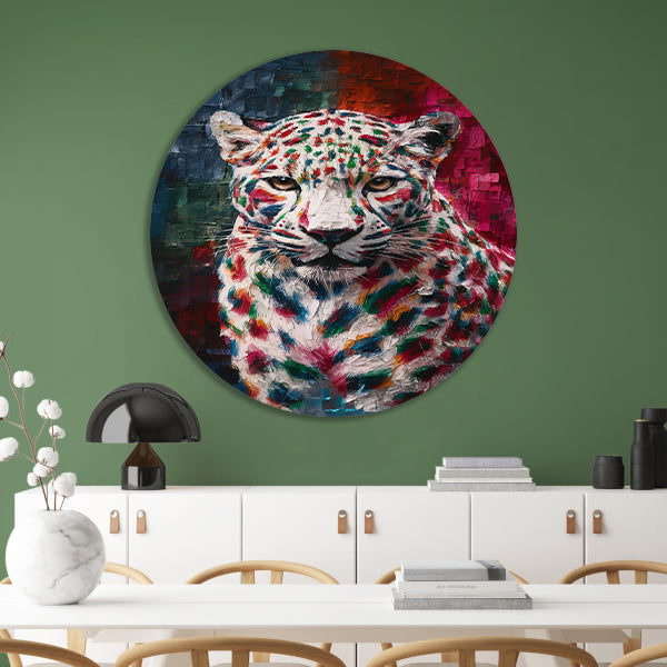 De Essentie van Kleur en Emotie aluminium muurcirkel