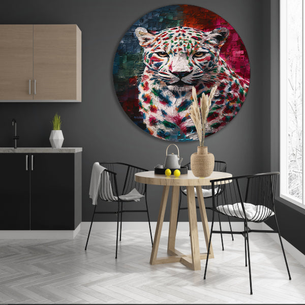 De Essentie van Kleur en Emotie aluminium muurcirkel