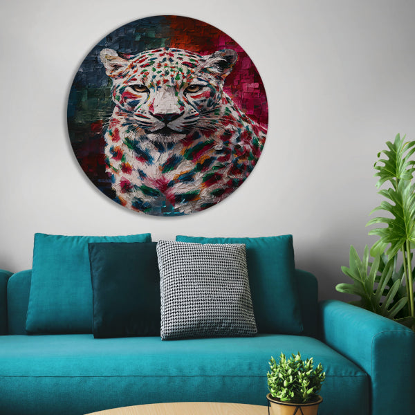 De Essentie van Kleur en Emotie aluminium muurcirkel