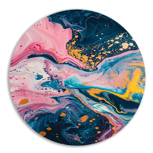 Abstract Explosie van Kleuren forex muurcirkel