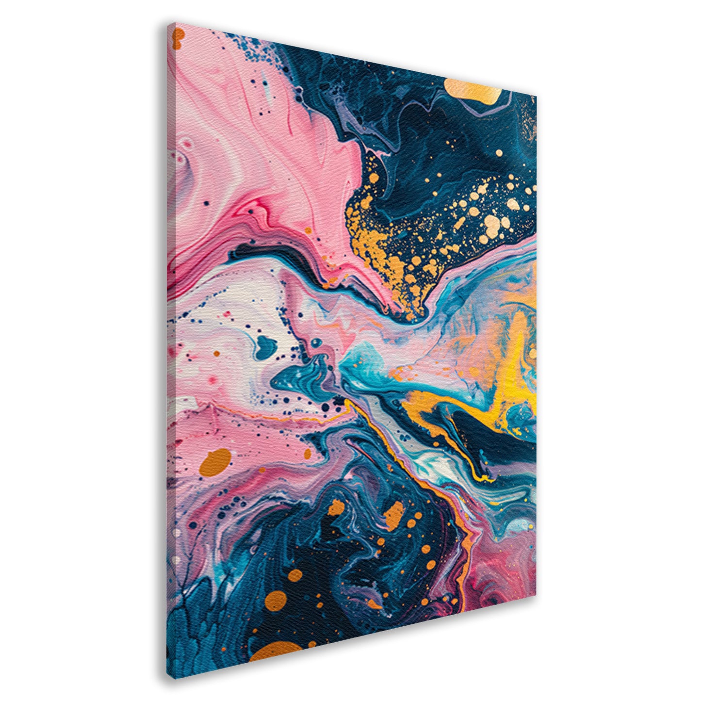 Abstract Explosie van Kleuren op Canvas canvas