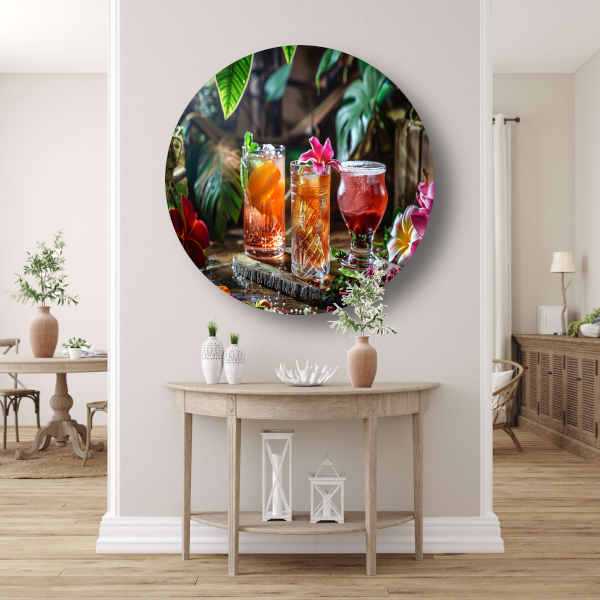 Minimalistische Drankjes Compositie forex muurcirkel