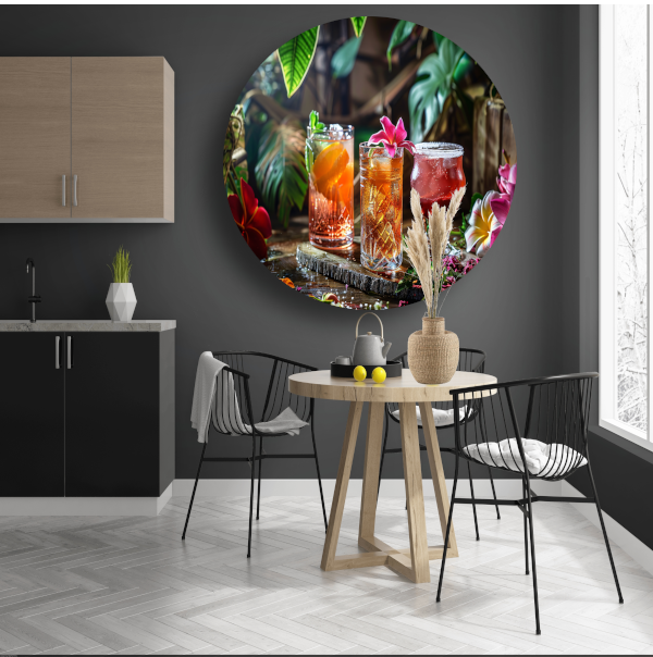 Minimalistische Drankjes Compositie forex muurcirkel
