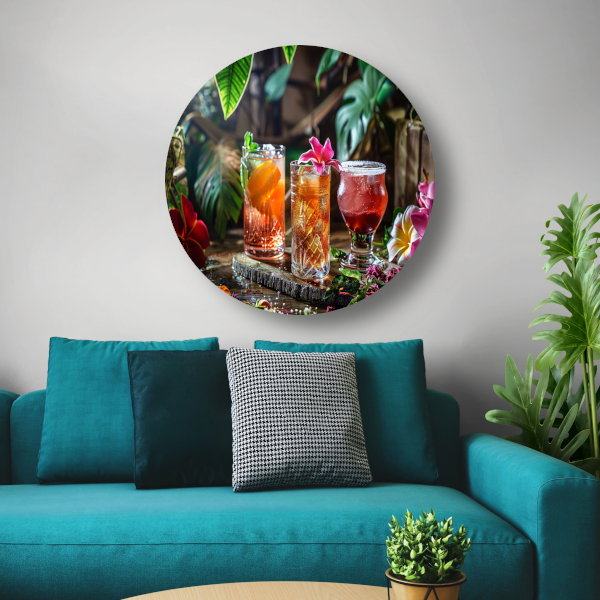 Minimalistische Drankjes Compositie forex muurcirkel
