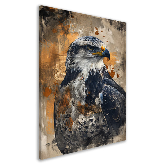 Abstracte adelaar in dynamische expressie canvas