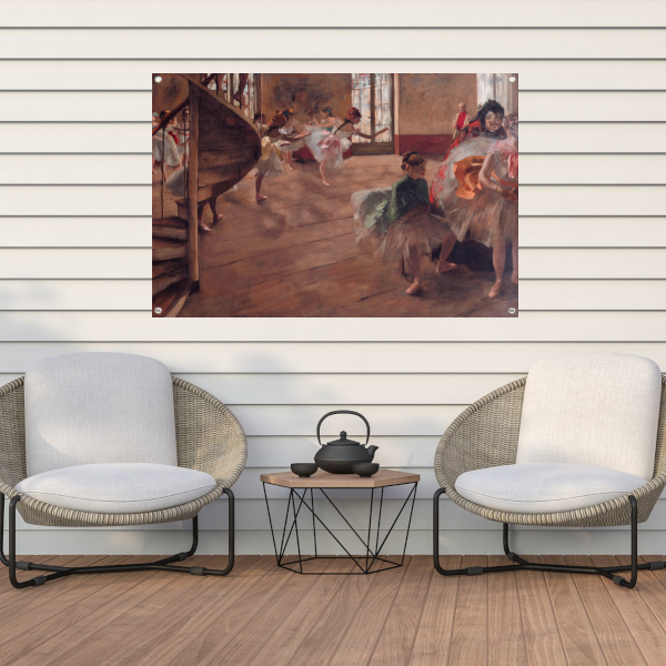 Balletrepetitie - Edgar Degas tuinposter