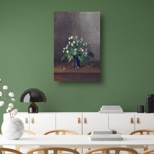 Vaas met bloemen - Léon Bonvin poster