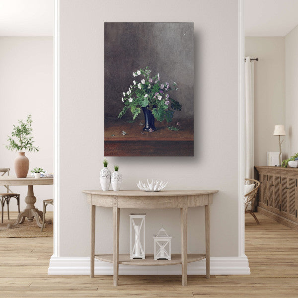Vaas met bloemen - Léon Bonvin poster
