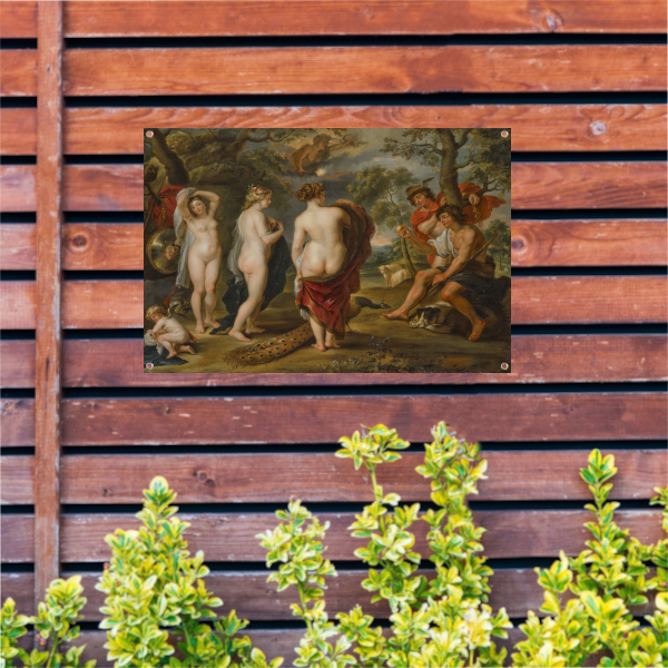 Het oordeel van Parijs - Peter Paul Rubens tuinposter