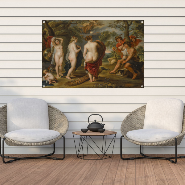 Het oordeel van Parijs - Peter Paul Rubens tuinposter