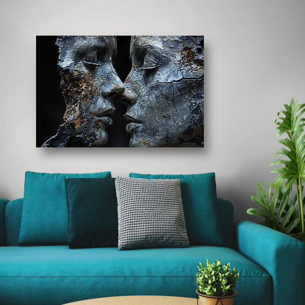 Liefdevolle omhelzing canvas