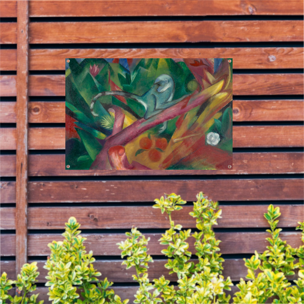 De kleine aap - Franz Marc tuinposter