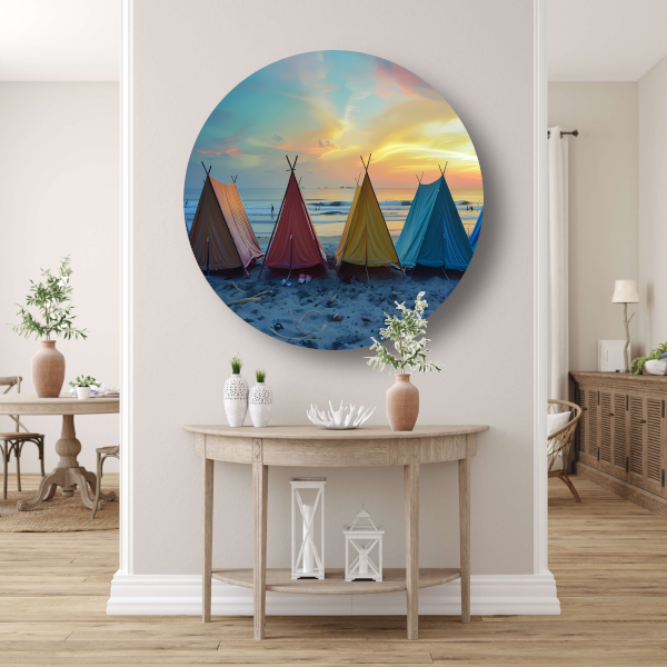 Minimalistische Strandtenten forex muurcirkel