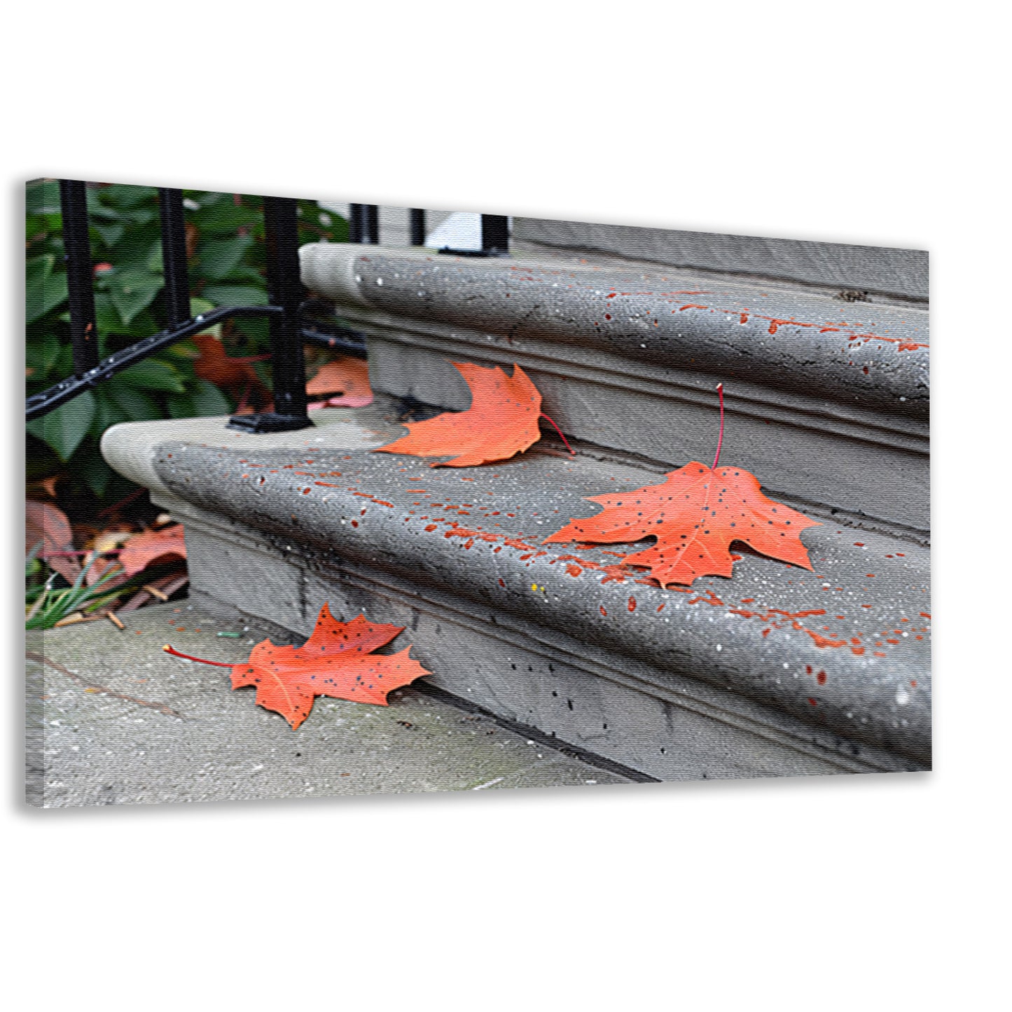 Minimalistisch Herfstbladeren canvas