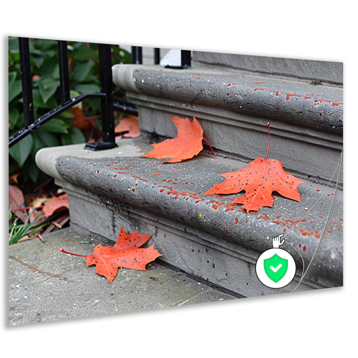 Minimalistisch Herfstbladeren poster