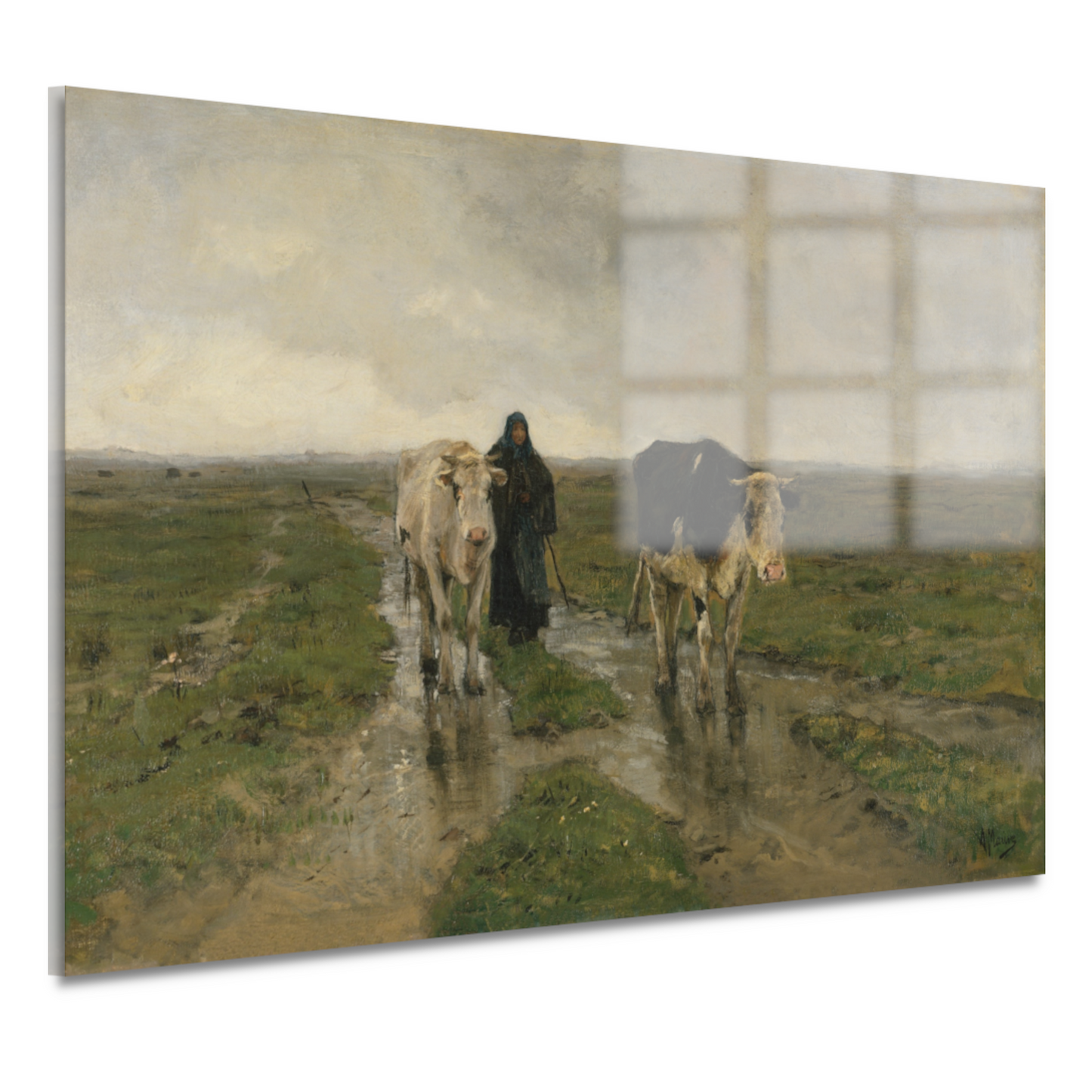 Veranderend weiland - Anton Mauve acrylglas