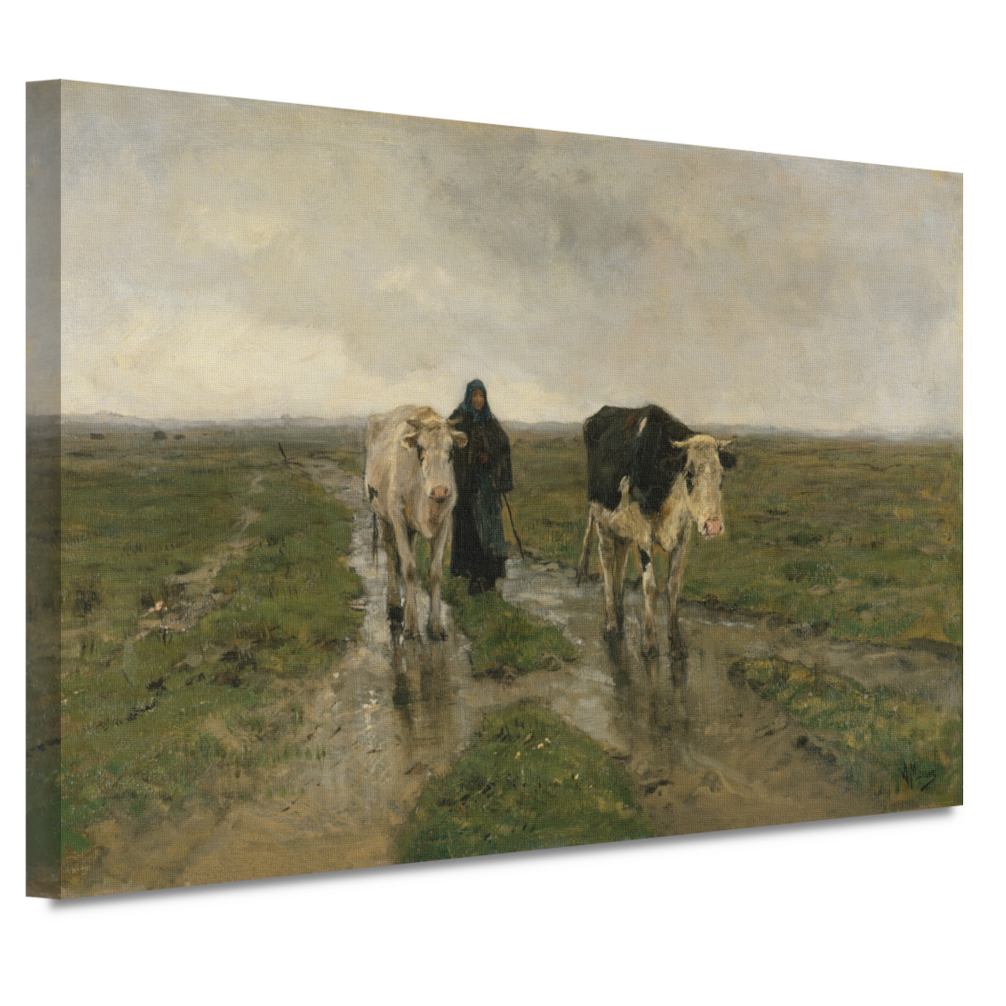 Veranderend weiland - Anton Mauve canvas