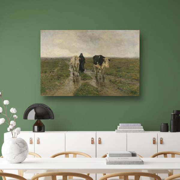 Veranderend weiland - Anton Mauve poster