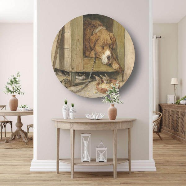 Gevaarlijke grond - Henriëtte Ronner aluminium muurcirkel
