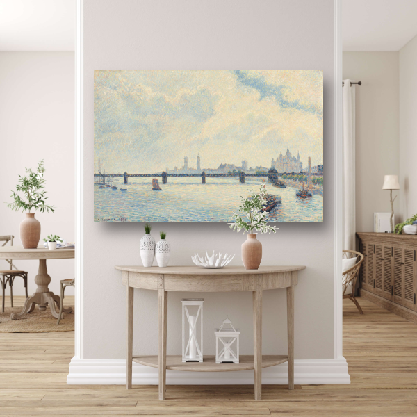 Charing Cross Bridge, Londen - Claude Monet poster