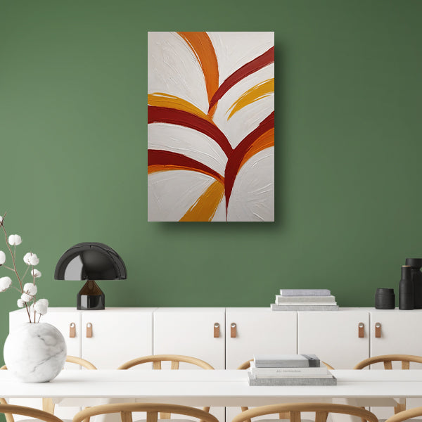 Abstract Swirls of Warmth and Energy canvas