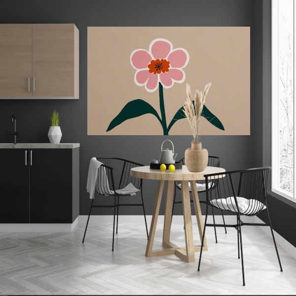 Eenvoudige Elegantie van een Roze Bloesem poster