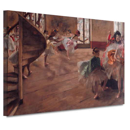 Balletrepetitie - Edgar Degas canvas