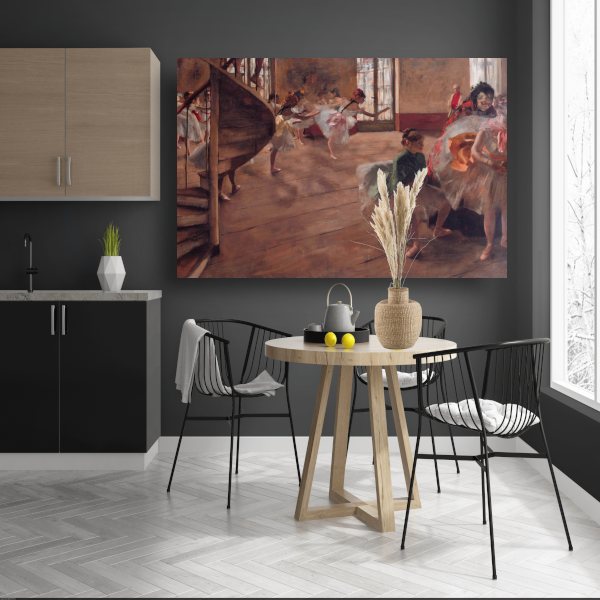 Balletrepetitie - Edgar Degas acrylglas