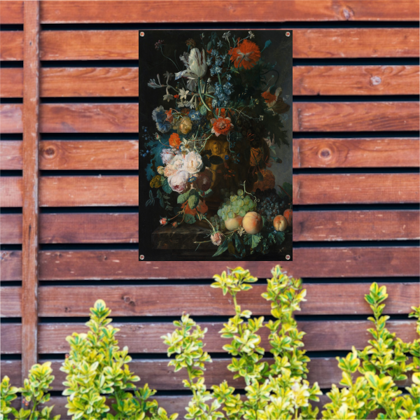 Bloemen en Fruit - Jan van Huysum tuinposter