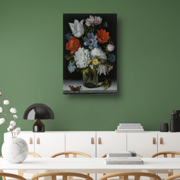 Vaas met bloemen - Ambrosius Bosschaert canvas