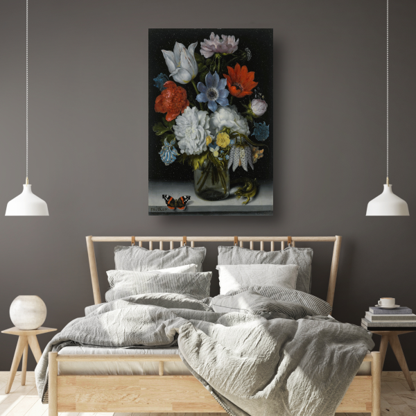 Vaas met bloemen - Ambrosius Bosschaert canvas