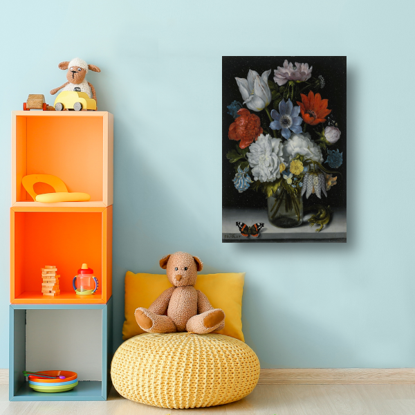 Vaas met bloemen - Ambrosius Bosschaert canvas