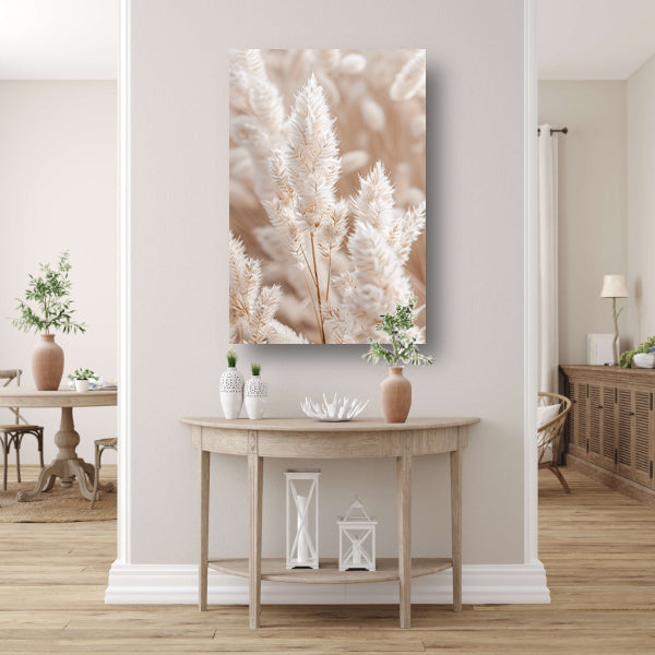 Close-up van Beige Aar Pluimen acrylglas