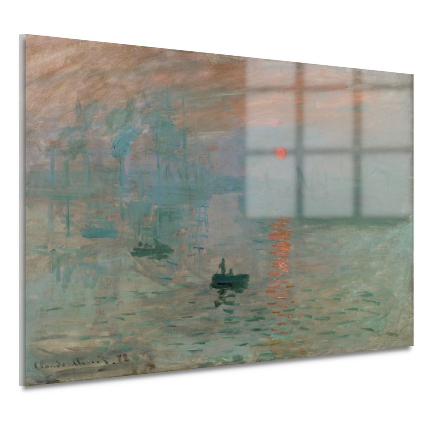Impressie, zonsopkomst - Claude Monet acrylglas