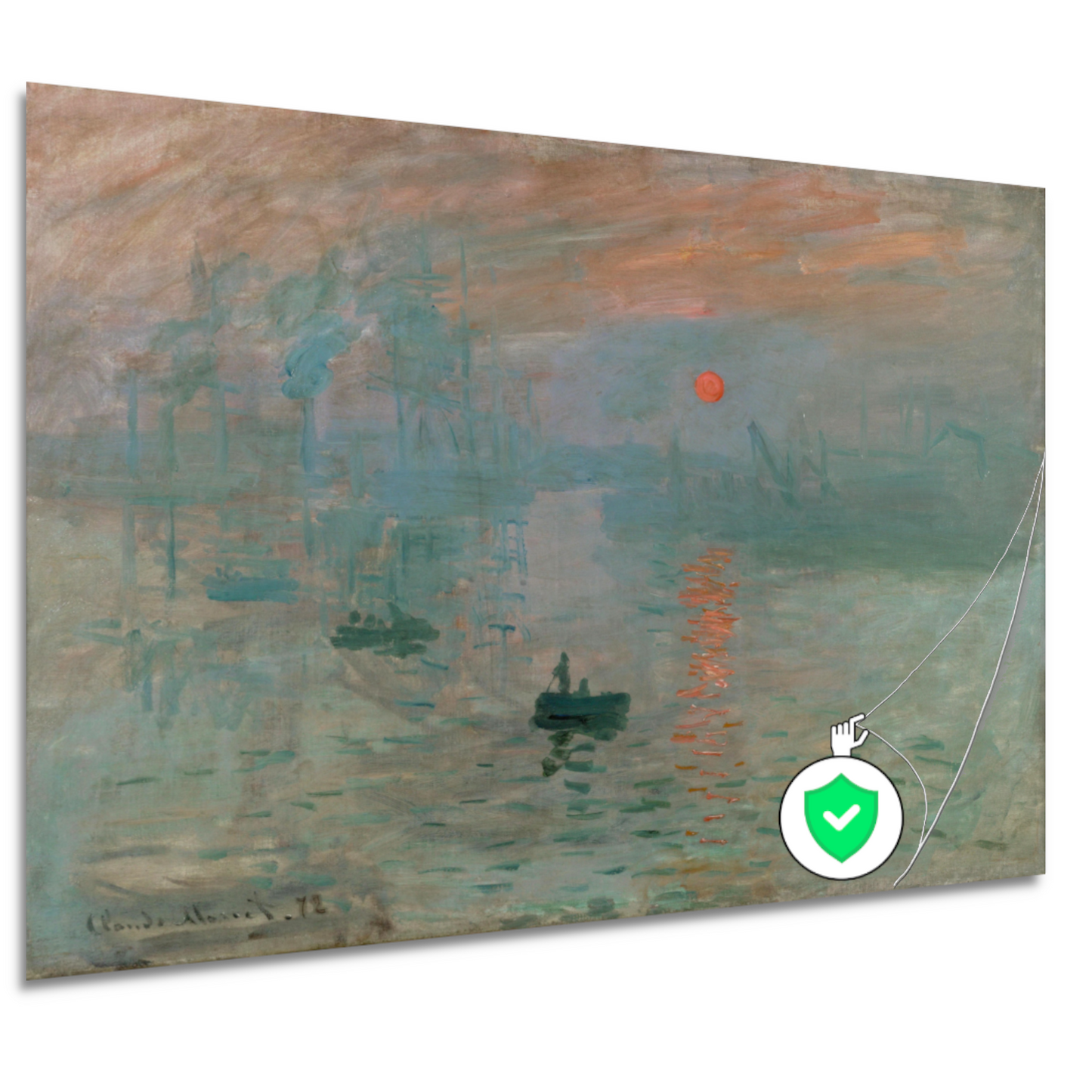 Impressie, zonsopkomst - Claude Monet poster