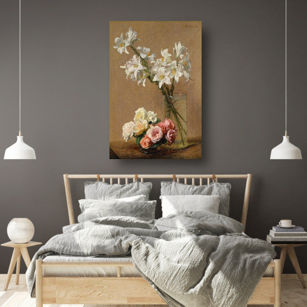 Rozen en lelies - Henri Fantin-Latour poster