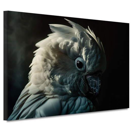 Close-up van een Witte Kaketoe canvas