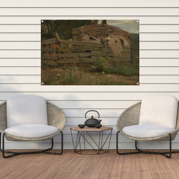 Varkenshok - Anton Mauve tuinposter