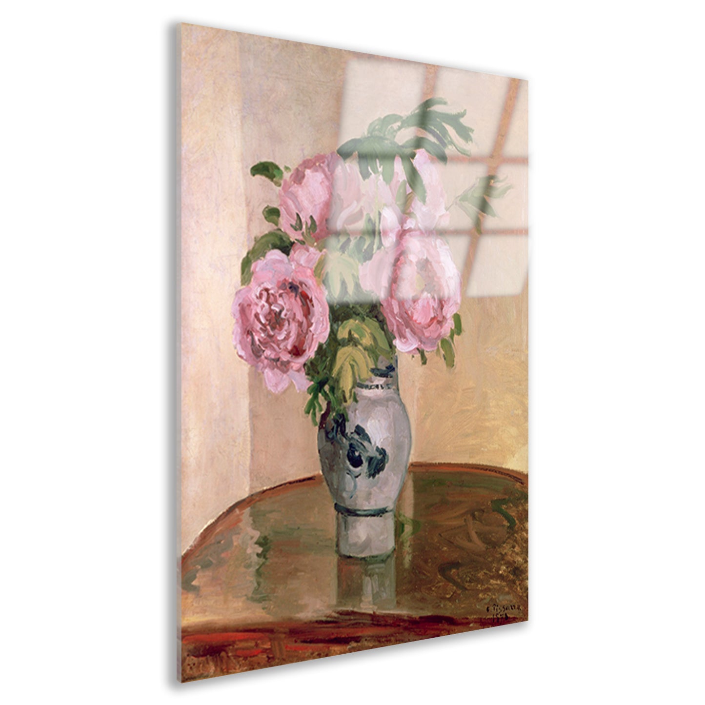 Boeket roze pioenrozen - Camille Pissarro Acrylglas