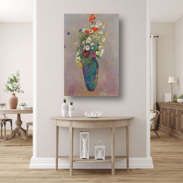 Vase with Flowers - Odilon Redon poster