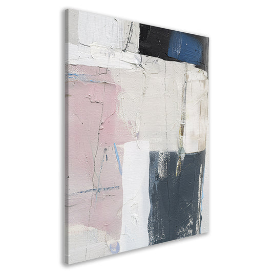 Abstract minimalistisch schilderij van een piano canvas