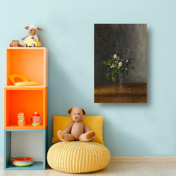 Vaas met bloemen - Léon Bonvin canvas