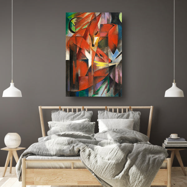 De vossen - Franz Marc poster
